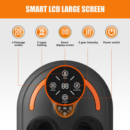 Electric Foot Massager With Vibration and Heating System