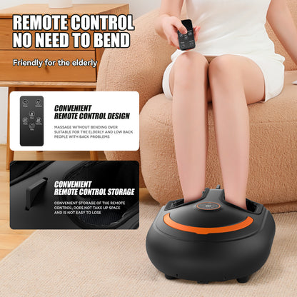 Electric Foot Massager With Vibration and Heating System