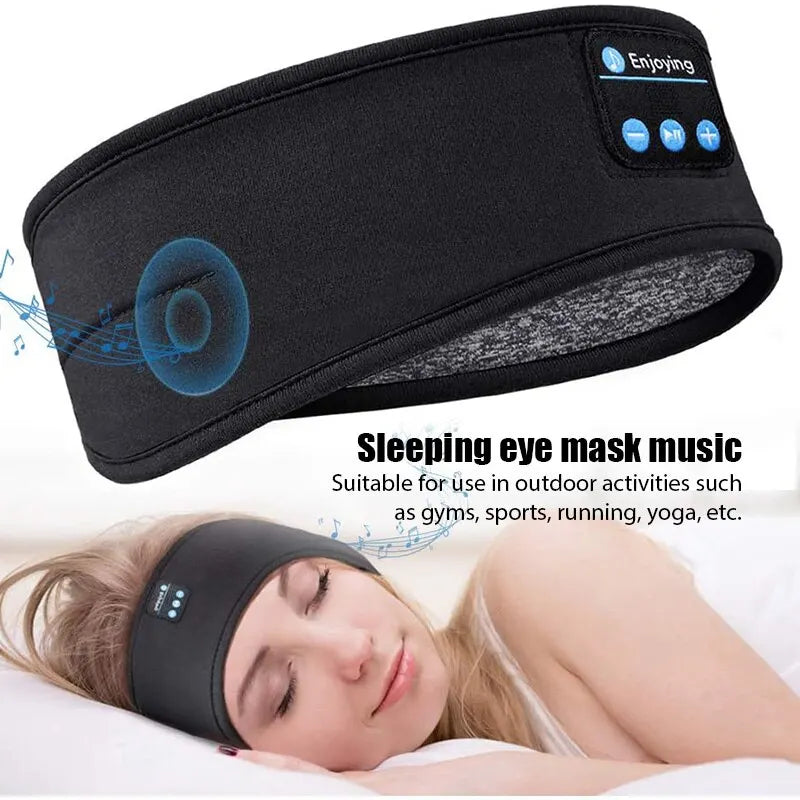 Wireless Bluetooth Headband with Earphones for Sports and Sleep