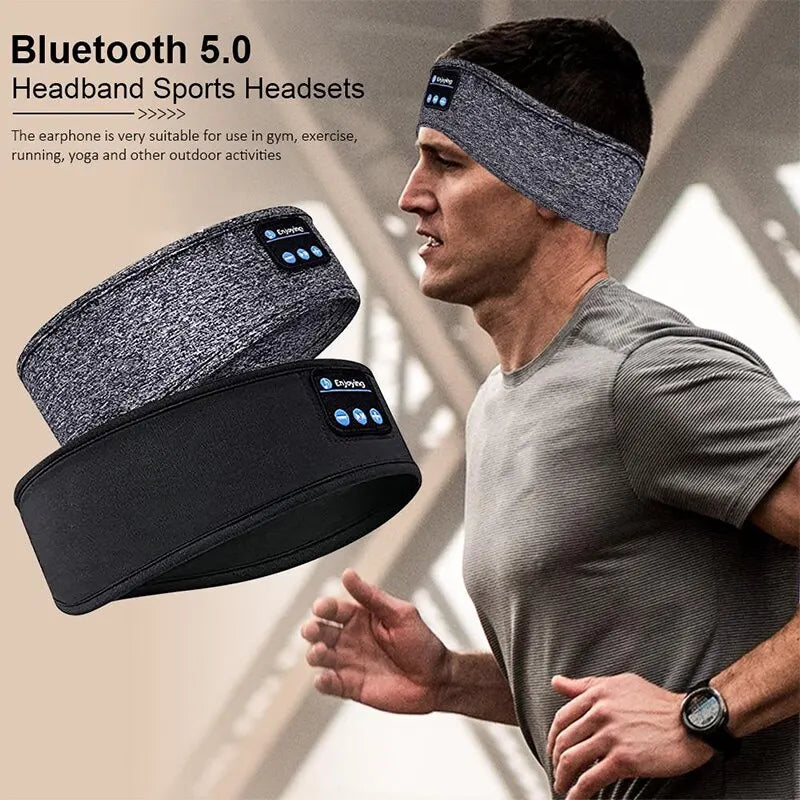 Wireless Bluetooth Headband with Earphones for Sports and Sleep